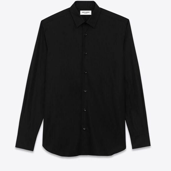 Saint Laurent Paris Black Button-Down Shirt – Brand New! - Picture 1 of 4